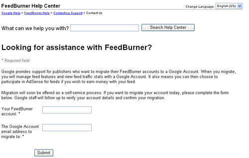 整合AdSense for feed和FeedBurner帳號